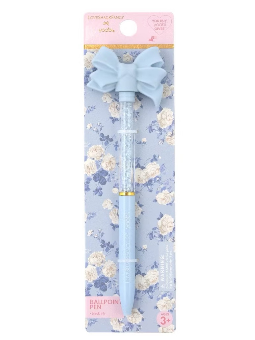 LoveShackFancy Target Blue Bow Ballpoint Pen